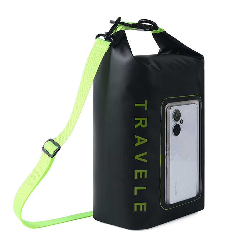 Waterproof Phone Pouch Dry Bag (Small/Large, Black/Green)