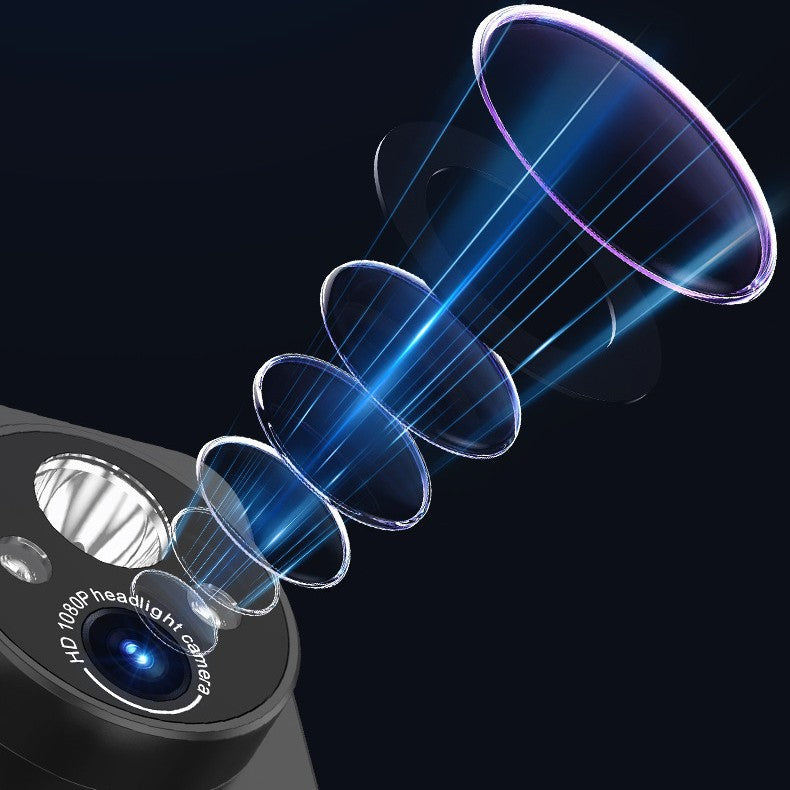 D8跨境骑行头戴式强光照明摄像机LED照明运动相机高清户外记录仪