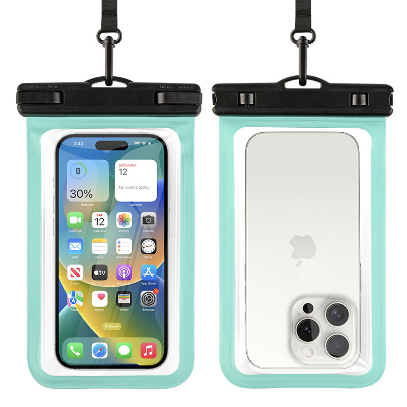 Waterproof Phone Pouch (Touchscreen) for Swimming & Beach – 7" Universal