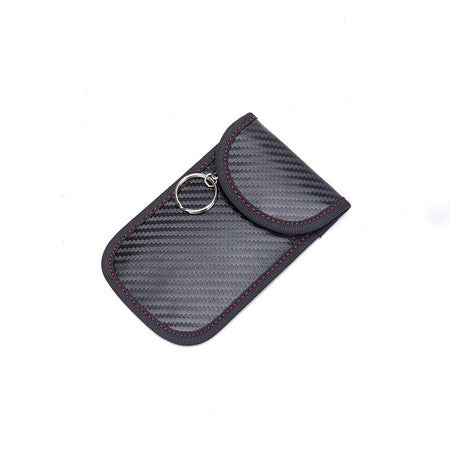 Anti-theft Faraday pouch for car keys and bank cards