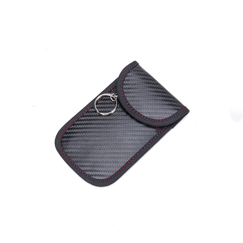 RFID blocking key pouch – helps protect against relay attack car theft
