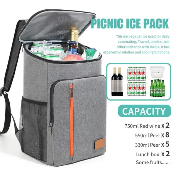 18L cooler backpack dimensions and features