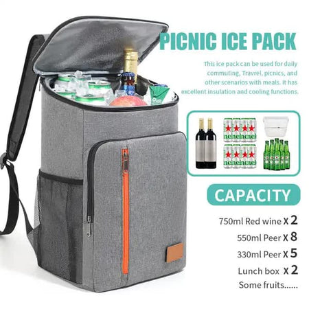 18L cooler backpack dimensions and features